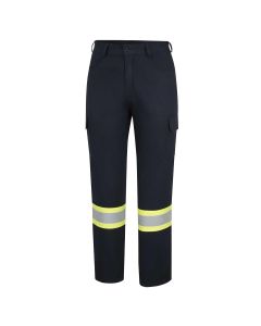 OBRZFJ219-44X34 image(0) - OBERON Cargo Pants - Hi-Vis FR/Arc-Rated 7.5 oz  88/12 - StarTech Tape - Navy - Size: 44X34