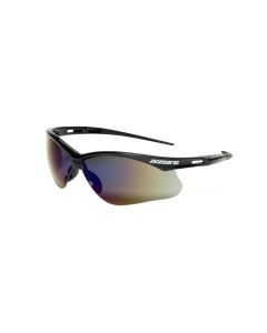 SRW50009 image(0) - Jackson Safety Safety Glasses - SG Series - Blue Mirror Lens - Black Frame - Hardcoat Anti-Scratch - Outdoor