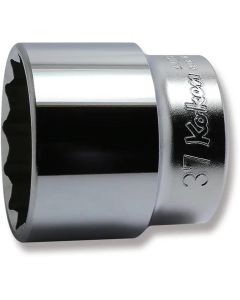KKN4405M-37 image(0) - Ko-ken USA 4405M-37 1/2 Square Drive Socket 37 mm 12 Point Length 47 mm