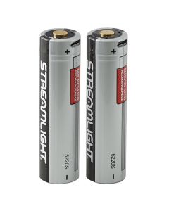 STL22104 image(0) - Streamlight SL-B26 Protected Li-Ion USB Rechargeable Battery Pack - 2pk - Box - Silver