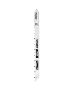 DWTDW3753H image(0) - BLACK+DECKER 4" 6TPI FAST CLEAN CUT WOOD HCS T-SHANK JIG SAW BLADE (5 PK)