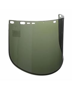 SRW29086 image(0) - Jackson Safety Replacement Windows for F40 Propionate Face Shields - Dark Green - 9" x 15.5" x .060" - G Shaped - Unbound
