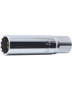 KKN3305P-16 image(0) - Ko-ken USA 3305P-16 3/8 Square Drive 12-Point Magnetic Spark Plug Socket 16 mm