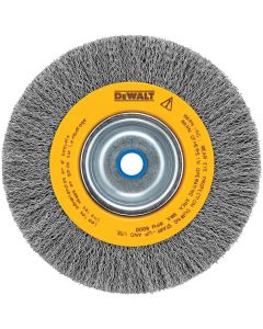 DWTDW4905 image(0) - DEWALT Wire Wheel For Bench Grinder, Crimped, 6-Inch