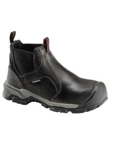 FSIA7341-7M image(0) - Avenger Work Boots Ripsaw - Men's Mid-Top Slip-On Boots - Aluminum Toe - IC|EH|SR|PR - Black/Black - Size: 7 - D - (Regular)