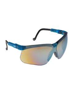 UVXS3243 image(0) - Uvex GLASSES GENESIS BLUE FRAME MIRROR LENS