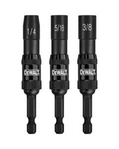DWTDWPVTDRV3 image(0) - DEWALT Nut Driver Set, Impact-Ready, Pivoting, 3-Piece
