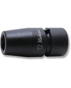 KKNNV14400-12 image(0) - Ko-ken USA NV14400-12 1/2 Square Drive Socket 12 mm 6 Point 54 mm Sleeve Drive