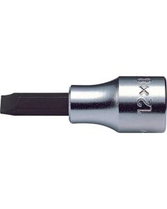 KKN4005-60-10 image(0) - Ko-ken USA 4005.60-10 1/2 Square Drive Bit Socket Slotted 1.6x10 Length 60 mm