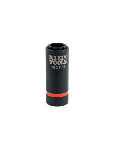 KLE66014 image(0) - Klein Tools 2-in-1 Impact Socket, 12-Point, 7/8 and 11/16-Inch
