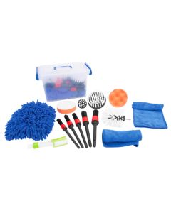 WLMW4992 image(0) - Wilmar Corp. / Performance Tool 16 Piece Power Brush Detailing Kit