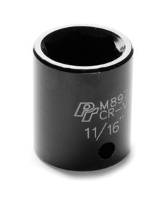 WLMM897 image(0) - Wilmar Corp. / Performance Tool 3/8" Drive 11/16" 6pt Impact Socket
