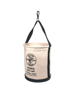 Klein Tools Canvas Bucket, All-Purpose with Drain Holes, 12-Inch