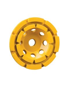 DEWALT 4" double row diamond cup grinding wheel