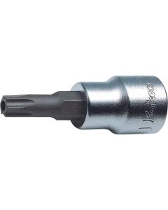 KKN3025-160-T55H image(0) - Ko-ken USA 3025.160-T55H 3/8 Square Drive Temper-Resistant TORX T55H Bit Socket - Length 160 mm