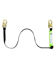 SRWV8104306 image(0) - PeakWorks Shock Absorbing Lanyards - Tear Pack 1” Webbing - Single Leg - Weight Capacity 130 to 310 Lbs - 6'
