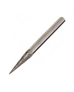 Forney Industries Tungsten Carbide Burr, 1/8 in Taper Pointed (SM-42)