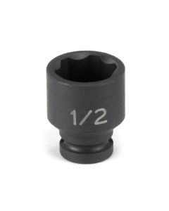 Grey Pneumatic 1/4" Surface Drive x 1/2" Standard  Socket