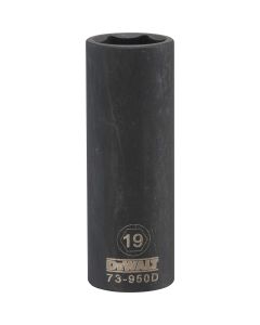 DWTDWMT73950OSP image(0) - DEWALT Dwmt 6Pt 1/2'' Dr Dp Im Skt 19 Mm