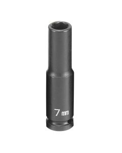 GRE907MDS image(0) - Grey Pneumatic 1/4" Surface Drive x 7mm Deep  Socket