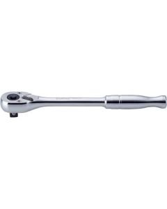 KKN3753PB image(0) - Ko-ken USA 3753PB 3/8 Square Drive Ratchet Handle 24 teeth Length 200 mm Push Button Polished Handle