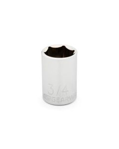 KDT80607D image(0) - GEARWRENCH 1/2 Inch Drive 6 Point Standard SAE Socket 3/4 Inch