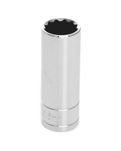 WLMW38716 image(0) - Wilmar Corp. / Performance Tool 3/8" Drive 16mm 12pt Deep Socket