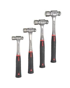 PROJ1304AVPS image(0) - STANLEY PROTO INDUSTRIAL 4-Piece Anti-Vibe Ball Peen Hammer Set (8, 12, 16, 24 oz.)