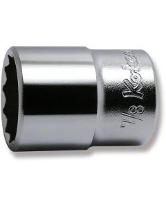 KKN4405A-7-8 image(0) - Ko-ken USA 4405A-7/8 1/2 Square Drive Socket 7/8 12 Point Length 40 mm
