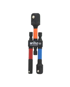 WIH70488 image(0) - WIHA Tools 3 Pc Color Coded Socket Adapters