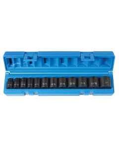 GRE1202 image(0) - Grey Pneumatic 3/8" Drive 12 Piece Standard Length Set - 12 Point