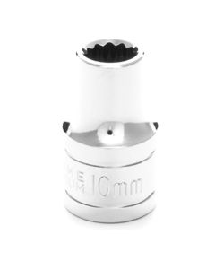 WLMW32810 image(0) - Wilmar Corp. / Performance Tool 1/2" Drive 10mm 12pt Socket