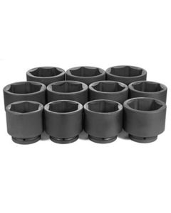 GRE9011M image(0) - Grey Pneumatic 1" Drive 11 Piece Metric Set 76mm to 115mm