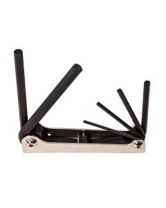 KLE70580 image(0) - Klein Tools Folding Hex Key Set, 6-Key, Metric Sizes