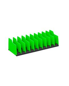 ERN5501 image(0) - Ernst Mfg. 10 Tool No-Slip Plier Organizer Pro - Green/Black