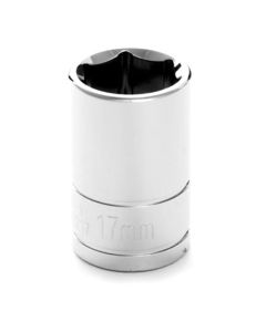 WLMW32217 image(0) - Wilmar Corp. / Performance Tool 1/2" Drive 17mm 6pt Socket