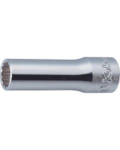 KKN3305M-18 image(0) - Ko-ken USA 3305M-18 3/8 Square Drive Socket 18 mm 12 Point Length 55 mm