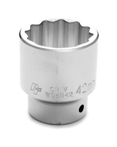WLMW34842 image(0) - Wilmar Corp. / Performance Tool 3/4" Drive 42mm 12pt Socket
