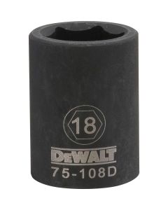 DWTDWMT75108OSP image(0) - DEWALT Dwmt 6Pt 1/2In Dr Im Skt 18 Mm