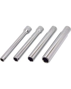 KKN3300M-4-L120 image(0) - Ko-ken USA 3300M/4-L120 3/8 Square Drive Socket set 8 mm-14 mm 6 Point Length 120 mm 4 pieces