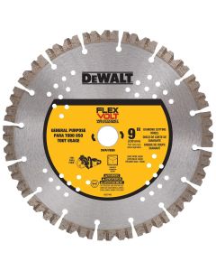 DWTDWAFV8900 image(0) - DEWALT FLEXVOLT 9 In Diamond Blade with 7/8 in Arbor (1 Pack)