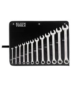 KLE68404 image(0) - Klein Tools Combination Wrench Set, 12-Piece