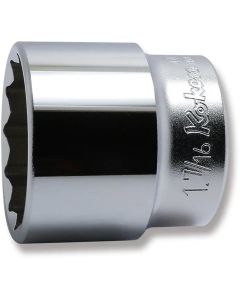 KKN4405A-1-7-16 image(0) - Ko-ken USA 4405A-1.7/16 1/2 Square Drive Socket 1.7/16 12 Point Length 47 mm