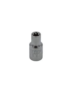VIMVS407S image(0) - VIM Tools E7 TORX Socket, 1/4 Inch Square Drive, Satin Chrome