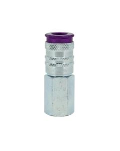 MIL764VC image(0) - Milton Industries ColorFit HighFlowPRO Couplers, V-style Purple, 1/4" NPT Female