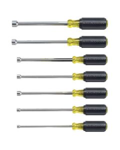 KLE647 image(0) - Klein Tools Nut Driver Set, 6-Inch Shafts, 7-Piece