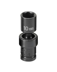 GRE910UMS image(0) - Grey Pneumatic 1/4" Surface Drive x 10mm Standard Universal Socket