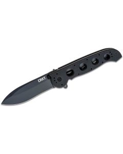 CRKM21-04G image(0) - CRKT (Columbia River Knife) M21-04G 1.4116 Corrosion Resistant Coating Plain Blade Folding Knife with Liner Lock G10 Handle - Black
