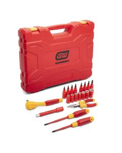 KDTGWVDE20 image(0) - GEARWRENCH 20 Piece 3/8" Drive VDE Insulated Tool Set