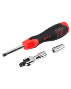WLMW36126 image(0) - Wilmar Corp. / Performance Tool 1/4" Drive Spinner/Adapter Set